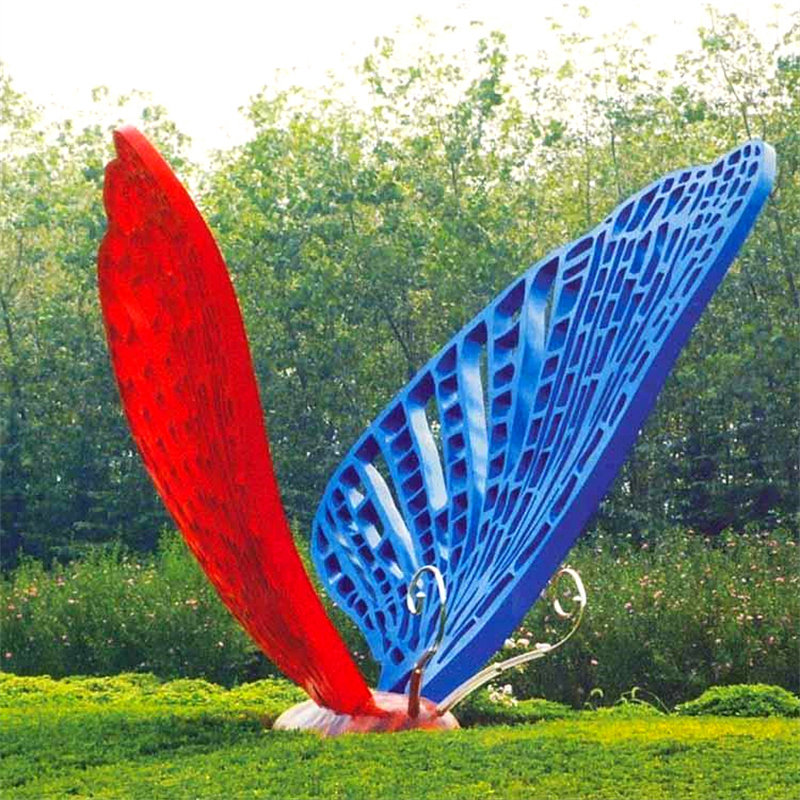 不锈钢雕塑定制大型凤凰动物抽象海豚水景观月亮园林浪花镜面摆件