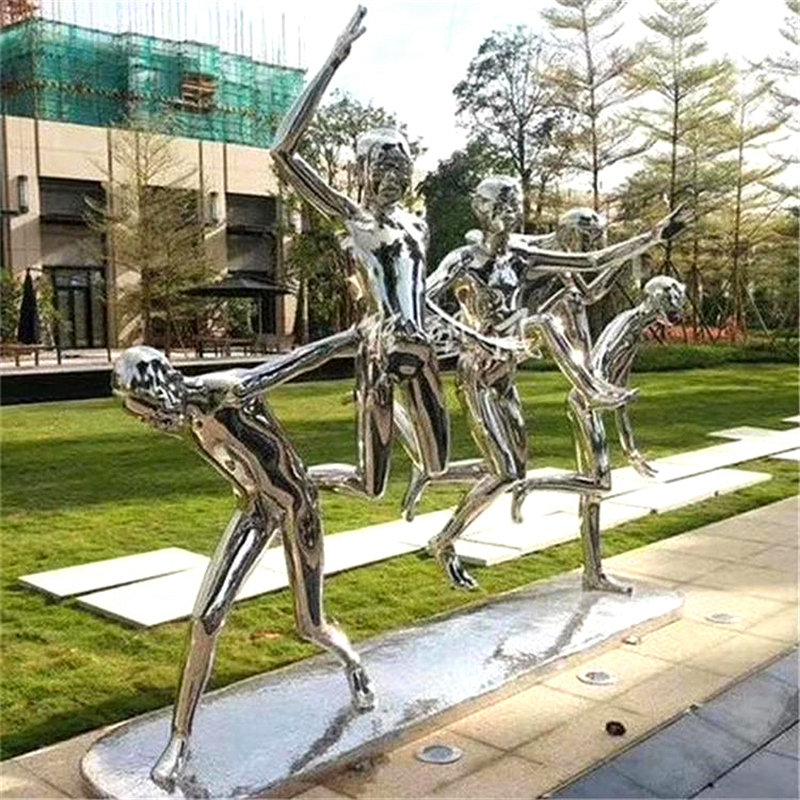 大型玻璃钢雕塑定制户外景观几何鹿不锈钢雕塑熊广场商业美陈摆件