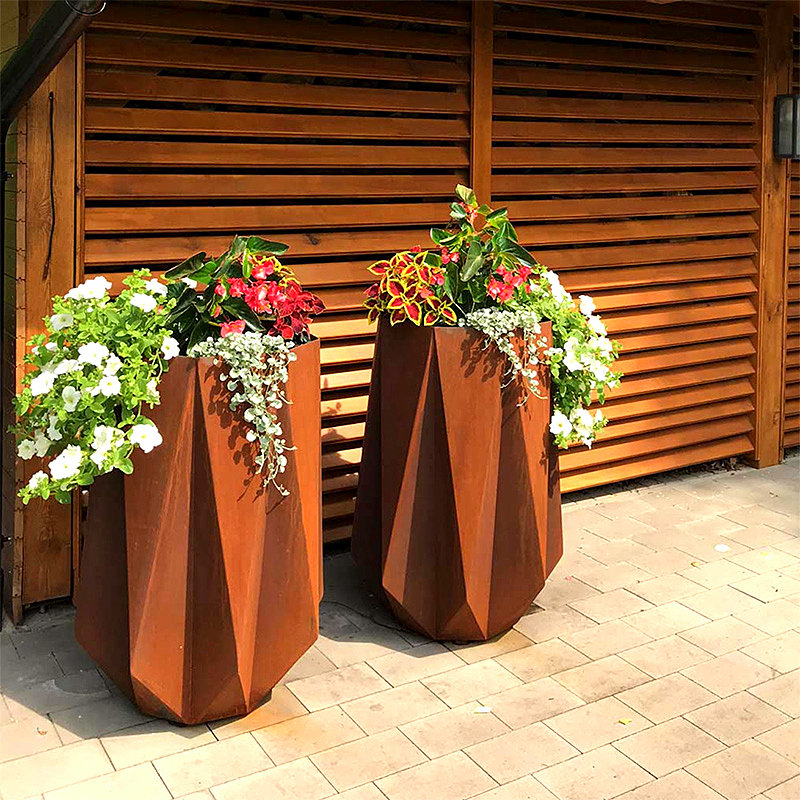 组合玻璃钢花盆装扮辽宁大连高档写字楼优雅环境