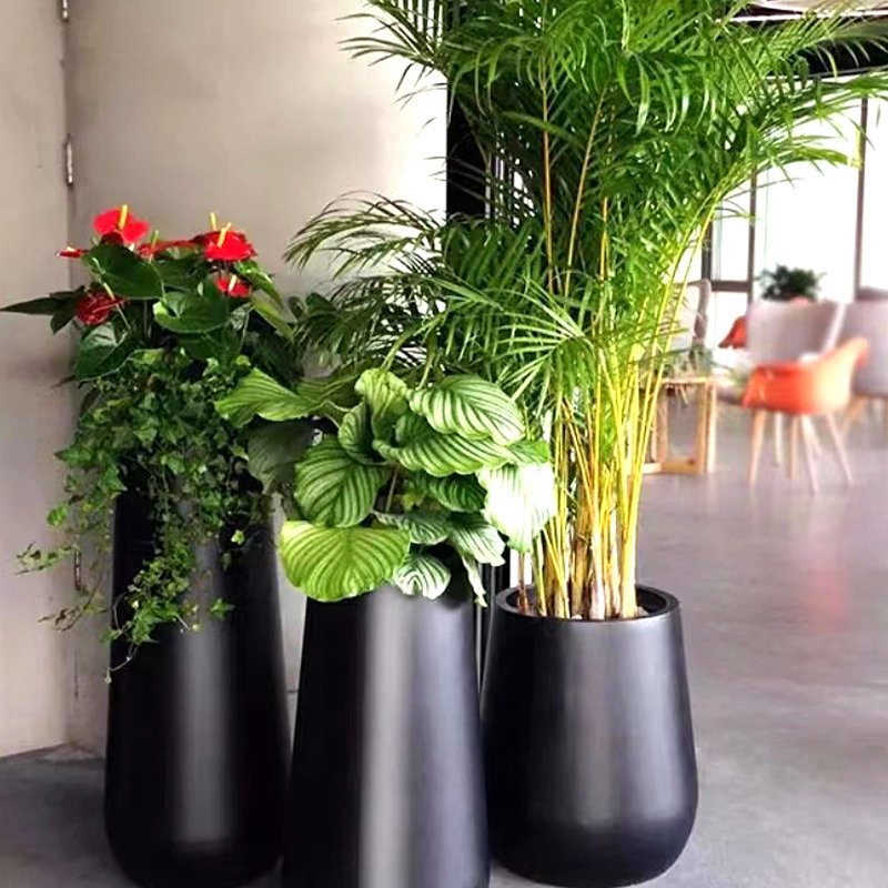 可乘坐的大型玻璃钢花盆提升安徽合肥商场购物体验