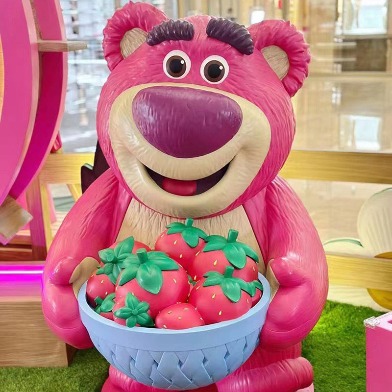 大型玻璃钢雕塑定制户外景观几何鹿不锈钢雕塑熊广场商业美陈摆件