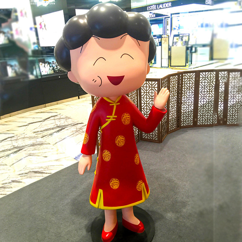 玻璃钢雕塑定做铸铜人物纯铜园林景观民俗生活小吃商业步行街现货