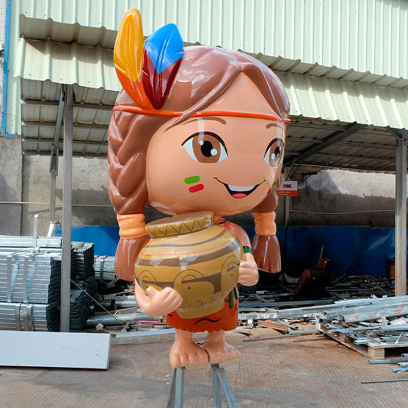 玻璃钢雕塑产品的表面效果应该如何做好处理