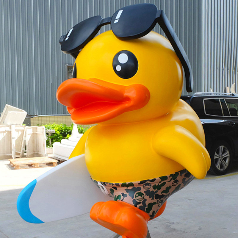 景观动物玻璃钢雕塑彩绘泡雕商场摆件设计施工一体景观雕塑