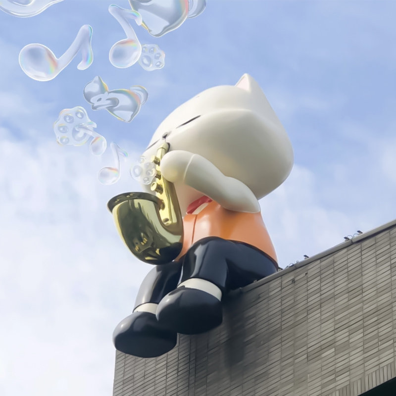 大型人物卡通玻璃钢雕塑厂家定制广场园林景观仿铜抽象校园雕塑