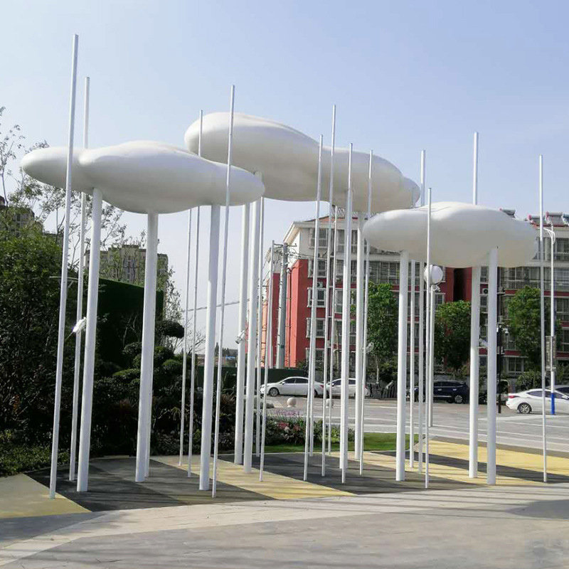 户外卡通兔子雕塑网红美陈大型生肖兔商场玻璃钢售楼部装饰大摆件