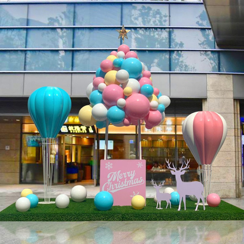 户外兔子雕塑大摆件卡通玻璃钢发光景观网红打卡商场售楼美陈装饰