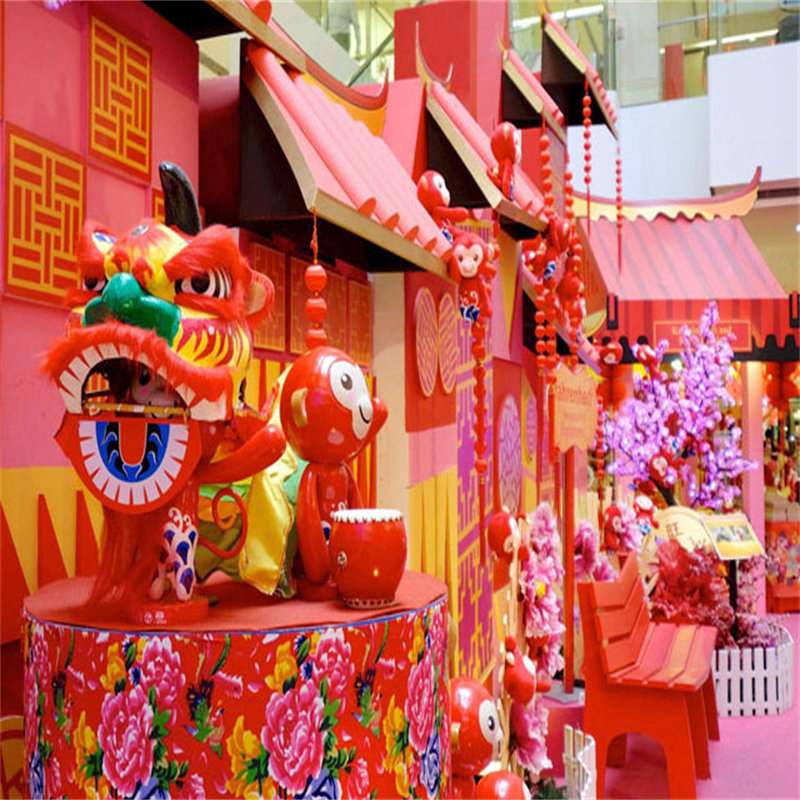 卡通兔子雕塑户外大型玻璃钢商广场美陈网红打卡装饰品落地大摆件