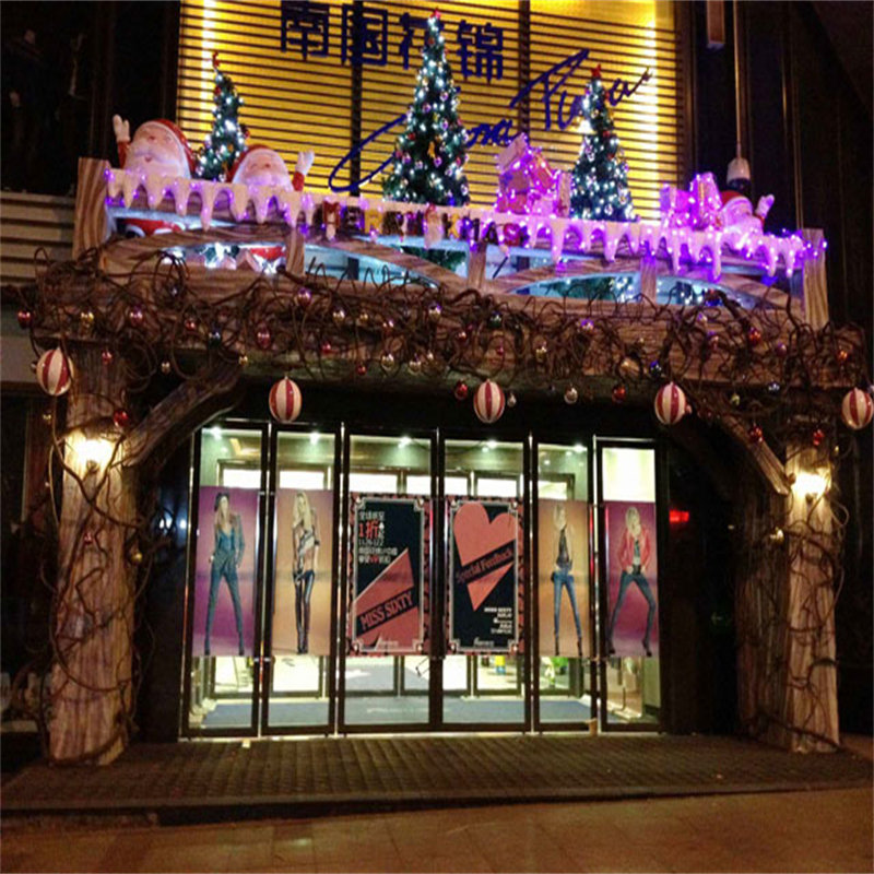 户外气球棒棒糖果雕塑玻璃钢仿真热气球商场礼盒美陈装饰大型摆件