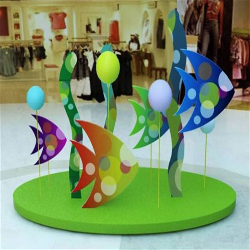 玻璃钢块面几何抽象梅花鹿雕塑户外花园林动物摆件商场美陈装饰品