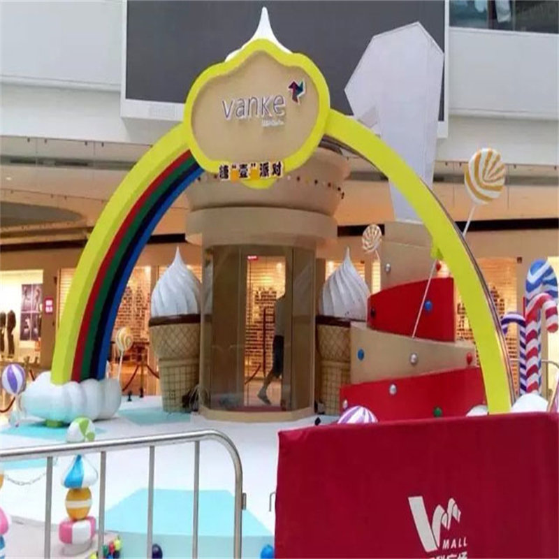 玻璃钢创意节奏音符雕塑地产小区商场美陈装饰摆件厂家现货