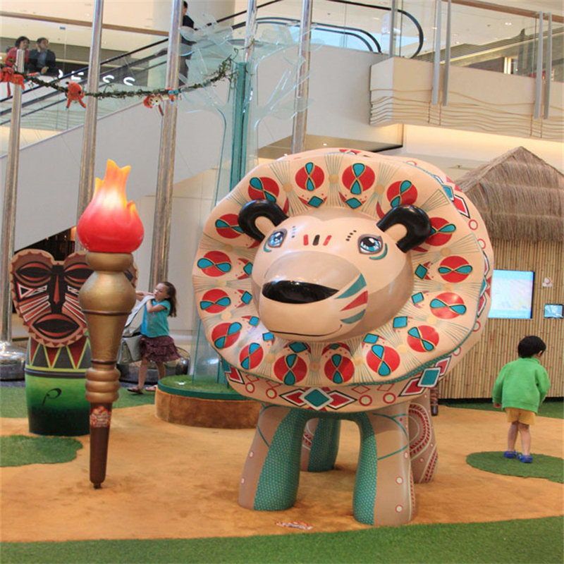 玻璃钢雕塑摆件户外卡通公仔名人雕像物商场美陈摆件户外园林景观