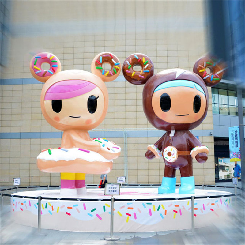 大型玻璃钢雕塑户外园林广场商业街美陈不锈钢玻璃钢城市景观雕塑