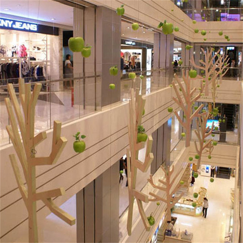 商场玻璃钢美陈定制玻璃钢彩绘雕塑定做商城美陈装饰雕塑厂家