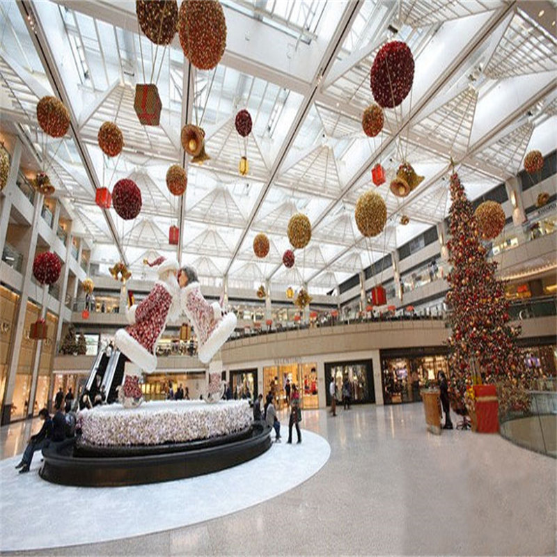 玻璃钢半球雕塑商场美陈玻璃纤维彩绘圆球行星模型球体装饰摆件