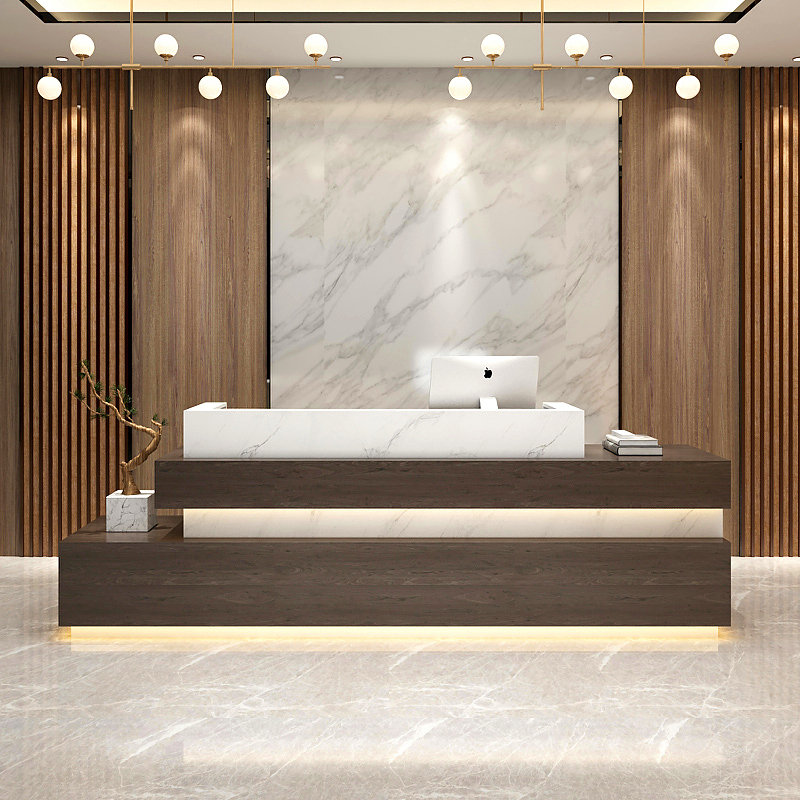 异形创意玻璃钢烤漆前台售楼部酒店接待前台酒吧吧台商场咨询台桌