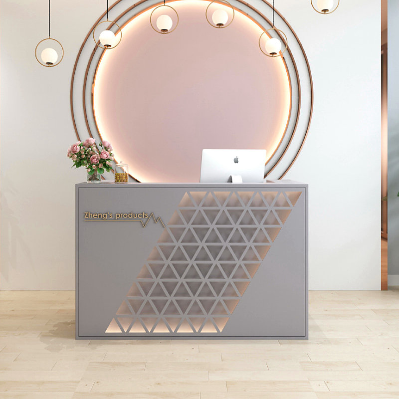 创意l异形玻璃钢烤漆前台U型接待台公司座椅椭圆形收银台吧台定制