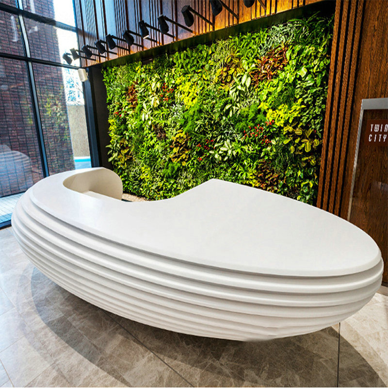 定制玻璃钢前台展厅商品展示台售楼处地产展厅楼盘源头厂家批发