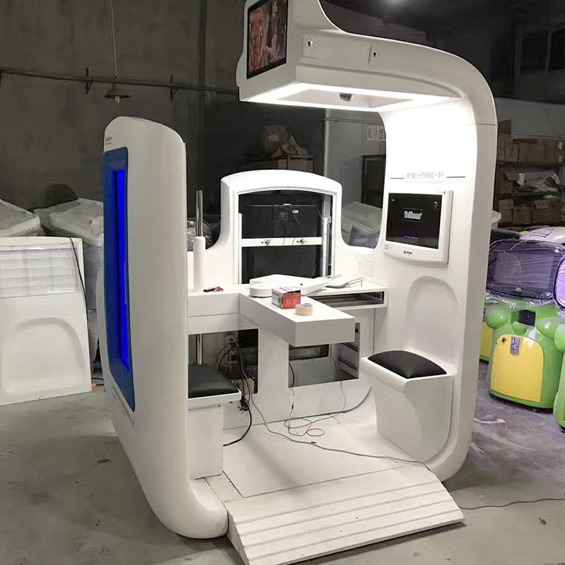 厂家定制FRP玻璃钢产品隔音电话亭玻璃钢外壳外罩定制