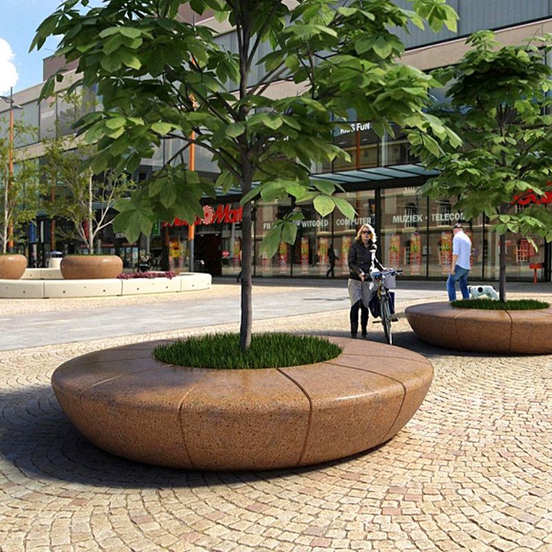 玻璃钢座椅商场休闲椅公园景观长条椅现代景区休息椅异形树池坐凳