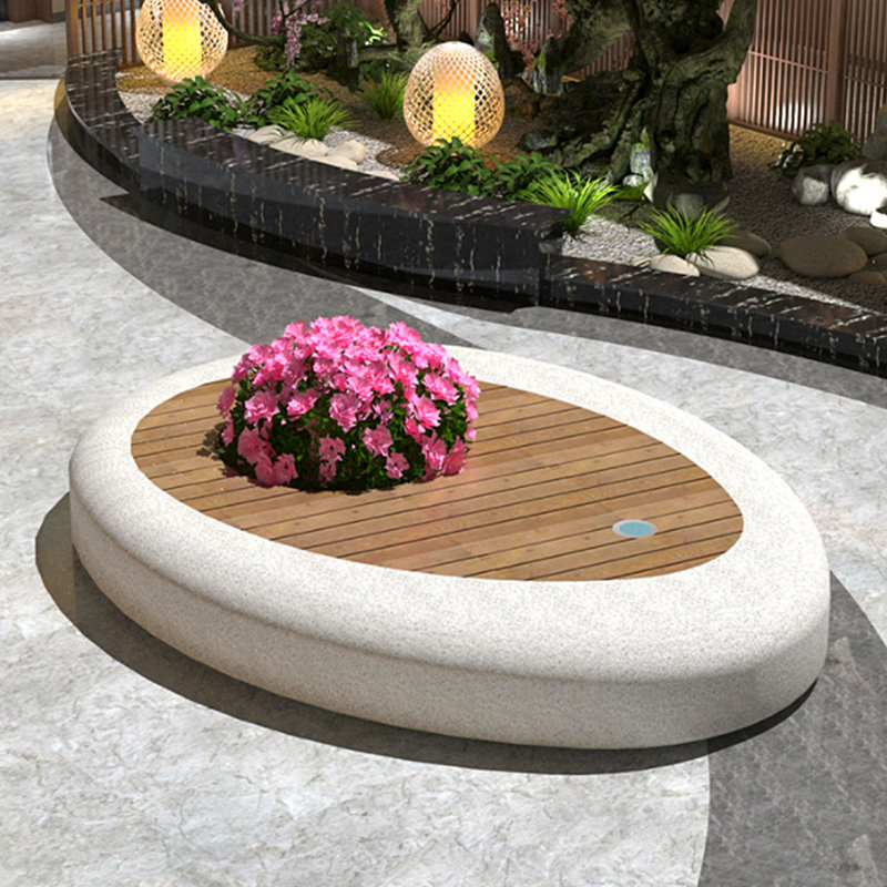 商场玻璃钢坐凳景观花池休闲椅异形户外树池公共休息创意坐凳定制