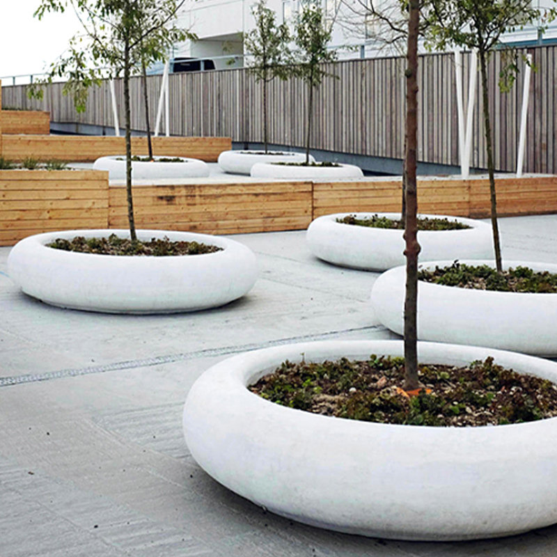 玻璃钢座椅树池坐凳商场休闲椅户外公园创意等候椅异型美陈厂家