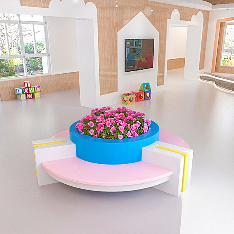 玻璃钢树池座椅小区公园绿化创意坐凳异形花坛户外景观休闲椅定制