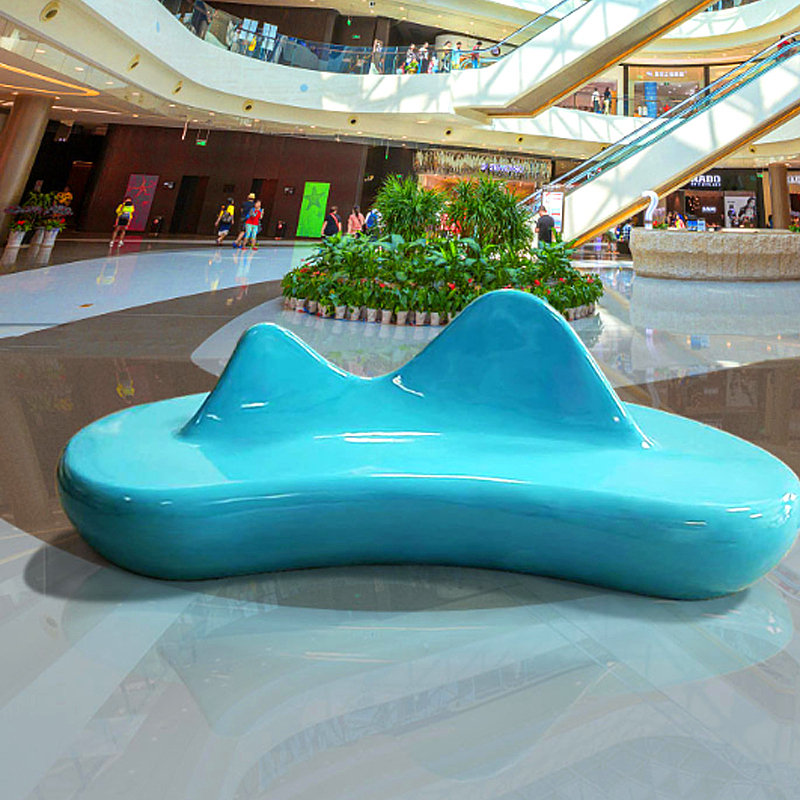 玻璃钢树池座椅定制坐凳户外景观休闲椅商场公园小区公共休息长条