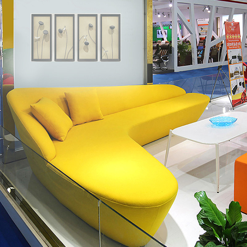 玻璃钢休闲椅商场美陈座椅户外异形坐凳机场公共休息区等候椅定制