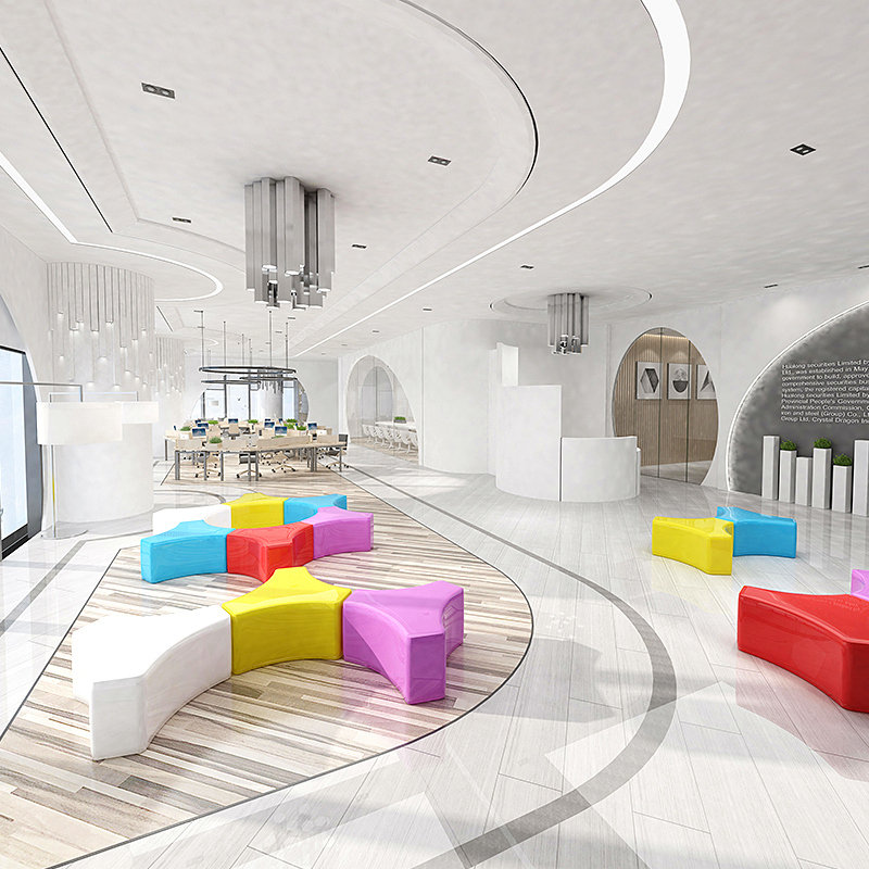 玻璃钢休闲椅子商场美陈休息区水滴花盆座椅户外公园异形坐凳定制